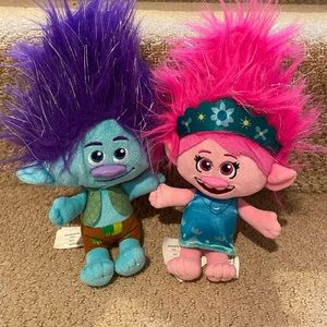 Branch and Poppy Plush toys - small